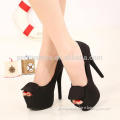 Peep toe women shoes very high platform pumps 16cm heels shoes Guangzhou Pretty Steps